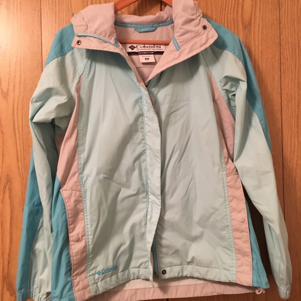 Blue and grey Columbia jacket